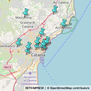 Mappa Via Bonforte, 95127 Catania CT, Italia (3.39769)