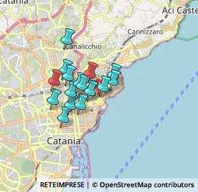 Mappa Via Bonforte, 95127 Catania CT, Italia (1.28235)