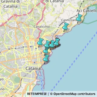 Mappa Via Bonforte, 95127 Catania CT, Italia (1.11182)