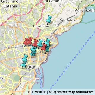 Mappa Via Bonforte, 95127 Catania CT, Italia (1.64429)