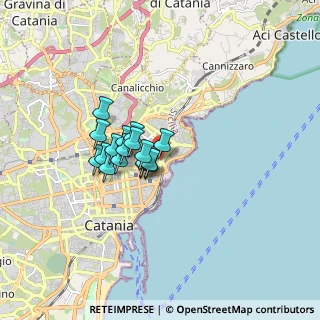 Mappa Via Bonforte, 95127 Catania CT, Italia (1.24059)