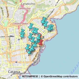 Mappa Via Bonforte, 95127 Catania CT, Italia (0.7555)