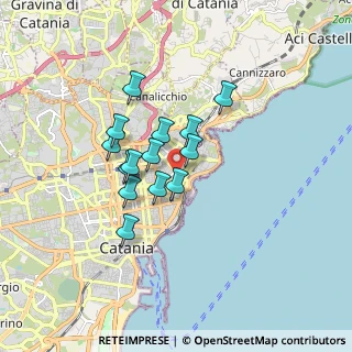 Mappa Via Pietro Fullone, 95127 Catania CT, Italia (1.41071)