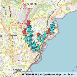 Mappa Via Pietro Fullone, 95127 Catania CT, Italia (0.751)