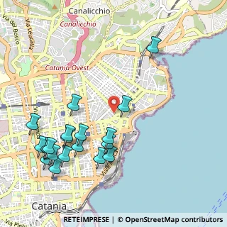 Mappa Via Pietro Fullone, 95127 Catania CT, Italia (1.3905)