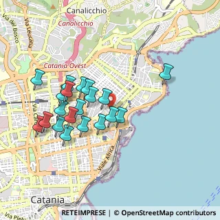 Mappa Via Pietro Fullone, 95127 Catania CT, Italia (0.9765)