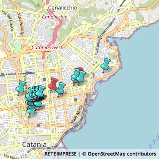 Mappa Via Pietro Fullone, 95127 Catania CT, Italia (1.323)