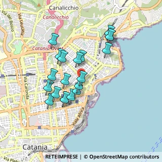 Mappa Via Pietro Fullone, 95127 Catania CT, Italia (0.889)