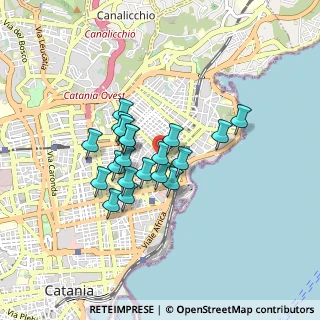 Mappa Via Pietro Fullone, 95127 Catania CT, Italia (0.716)