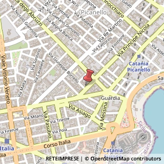 Mappa Via Principe Nicola, 27/B, 95127 Catania, Catania (Sicilia)
