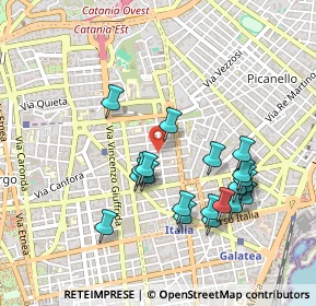 Mappa Via Genova, 95126 Catania CT, Italia (0.5155)