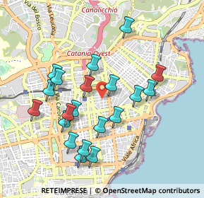 Mappa Via Genova, 95126 Catania CT, Italia (1.0285)