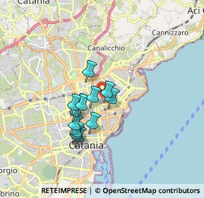 Mappa Via Genova, 95126 Catania CT, Italia (1.45167)