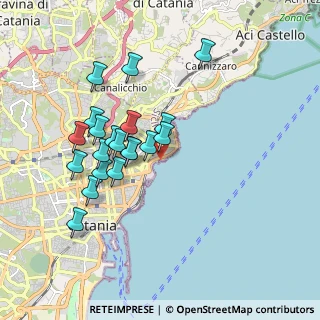 Mappa Via San Giovanni Li Cuti, 95126 Catania CT, Italia (1.8705)