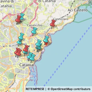 Mappa Via San Giovanni Li Cuti, 95126 Catania CT, Italia (2.38882)