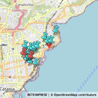 Mappa Via San Giovanni Li Cuti, 95126 Catania CT, Italia (0.975)