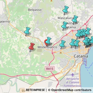 Mappa Via Antonio Menna, 95045 Misterbianco CT, Italia (6.30389)