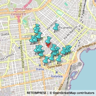 Mappa 95127 Catania CT, Italia (0.3655)