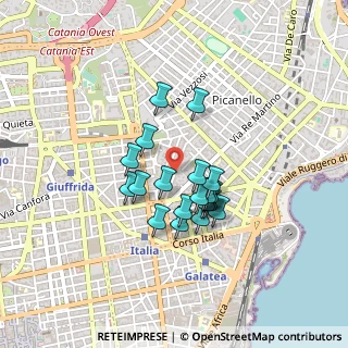 Mappa 95127 Catania CT, Italia (0.361)