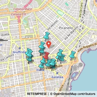 Mappa 95127 Catania CT, Italia (0.464)
