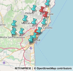 Mappa 95127 Catania CT, Italia (7.91667)