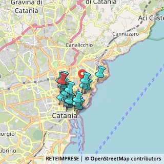 Mappa 95127 Catania CT, Italia (1.43611)