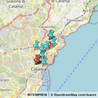 Mappa 95127 Catania CT, Italia (1.36429)