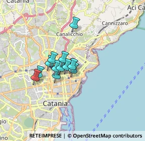 Mappa 95127 Catania CT, Italia (1.28083)