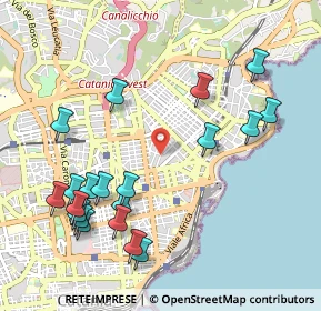 Mappa 95127 Catania CT, Italia (1.317)