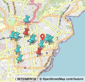 Mappa 95127 Catania CT, Italia (0.96917)