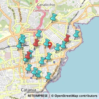 Mappa 95127 Catania CT, Italia (1.122)