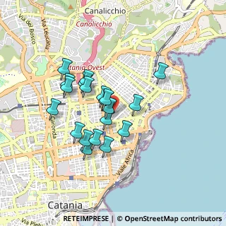 Mappa 95127 Catania CT, Italia (0.8035)