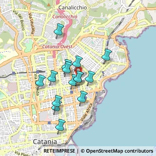 Mappa 95127 Catania CT, Italia (0.82467)