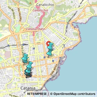 Mappa 95127 Catania CT, Italia (1.44909)