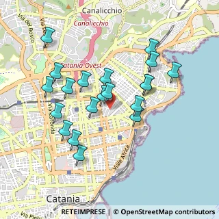 Mappa 95127 Catania CT, Italia (1.0015)
