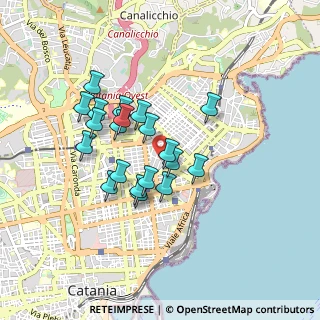 Mappa 95127 Catania CT, Italia (0.8065)