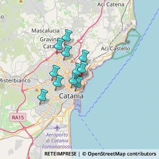 Mappa 95127 Catania CT, Italia (2.7)