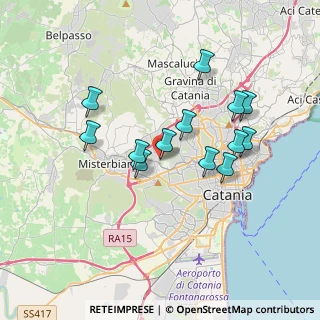Mappa Via Salvator Allende, 95045 Misterbianco CT, Italia (3.60154)