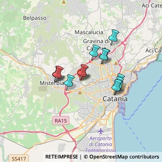 Mappa Via Salvator Allende, 95045 Misterbianco CT, Italia (3.11929)