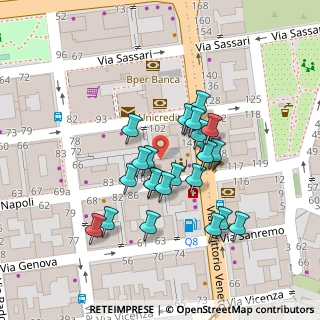 Mappa Viale Vittorio Veneto, 95121 Catania CT, Italia (0.024)