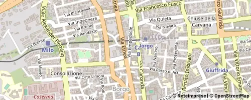 Mappa Catania