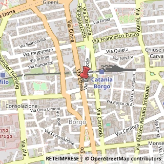 Mappa Via Etnea, 650, 95128 Catania, Catania (Sicilia)
