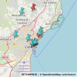 Mappa V.le Alcide De Gasperi, 95127 Catania CT, Italia (3.40364)
