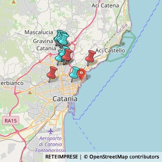 Mappa V.le Alcide De Gasperi, 95127 Catania CT, Italia (3.59417)