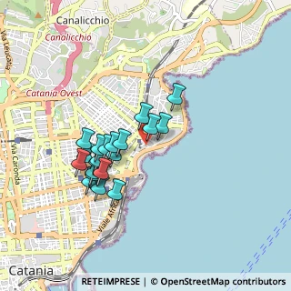 Mappa V.le Alcide De Gasperi, 95127 Catania CT, Italia (0.872)