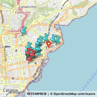 Mappa V.le Alcide De Gasperi, 95127 Catania CT, Italia (0.9005)