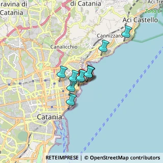 Mappa V.le Alcide De Gasperi, 95127 Catania CT, Italia (1.08364)