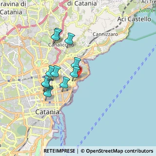 Mappa V.le Alcide De Gasperi, 95127 Catania CT, Italia (1.79636)