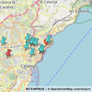 Mappa V.le Alcide De Gasperi, 95127 Catania CT, Italia (2.00364)