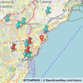 Mappa V.le Alcide De Gasperi, 95127 Catania CT, Italia (2.72909)
